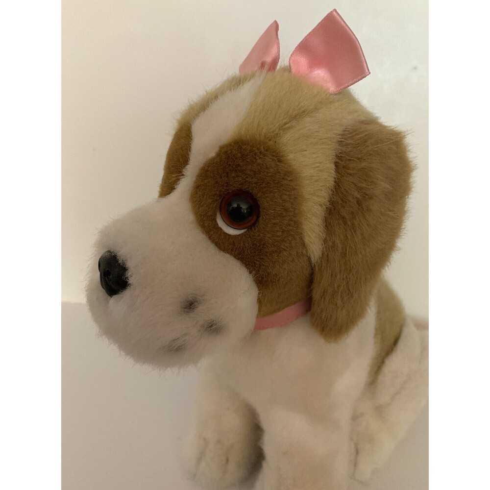 Dakin Beethoven's 2nd Missy St. Bernard Plush Pink Bow Collar 12" Vintage - Picture 3 of 14